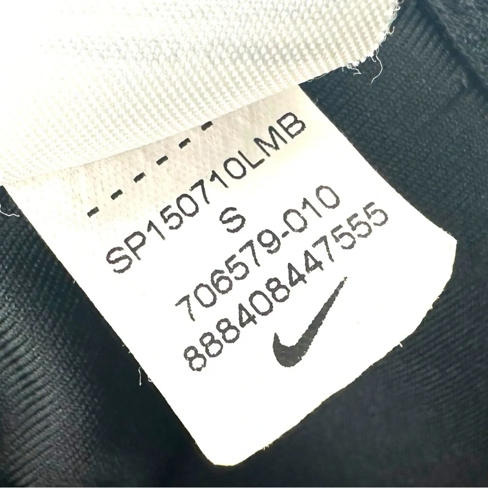NIKE Women’s S Small Black Sports Bra Fitness Yoga Athleisure Dri Fit Workout
